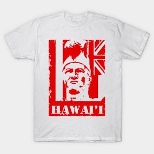 Hawai'i King Kamehameha Red Ink by Hawaii Nei All Day T-Shirt